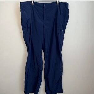 Columbia PFG Omni Shade Blue Cargo Pants Size 16
